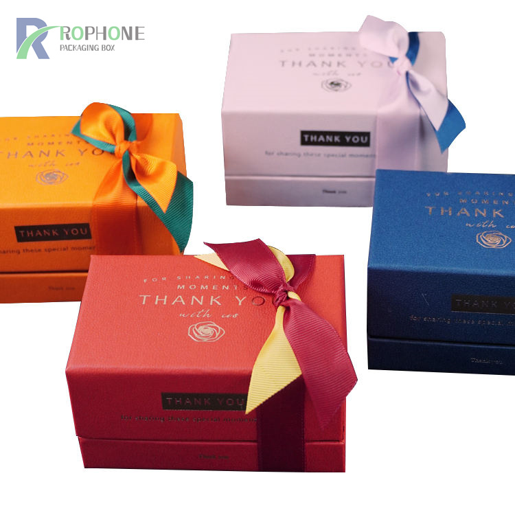 gift wrap box with ribbon