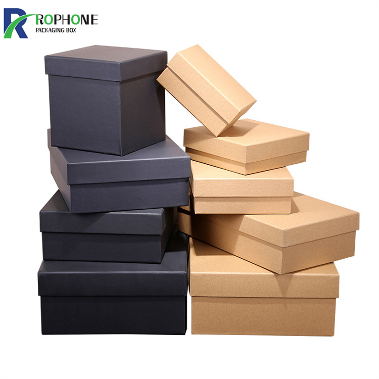 kraft boxes with lid