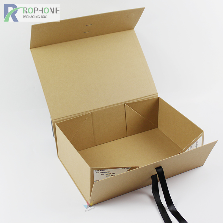 kraft flat pack gift box