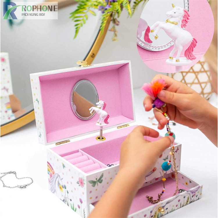 unicorn jewellery box